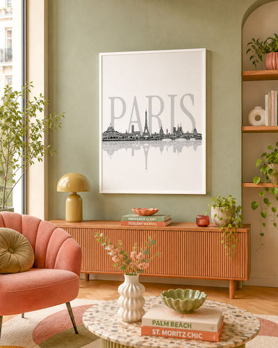 Poster Skyline Paris