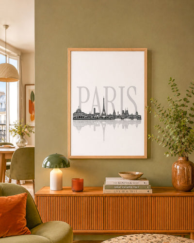 Poster Skyline Paris