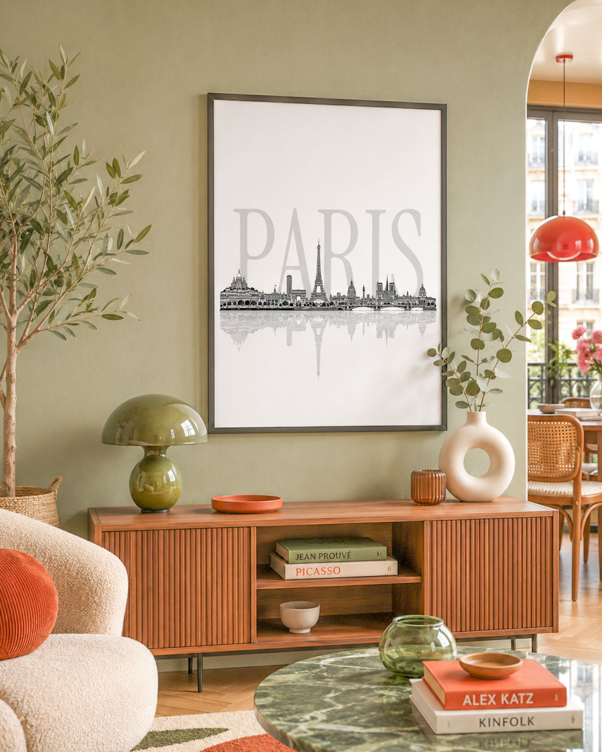 Poster Skyline Paris