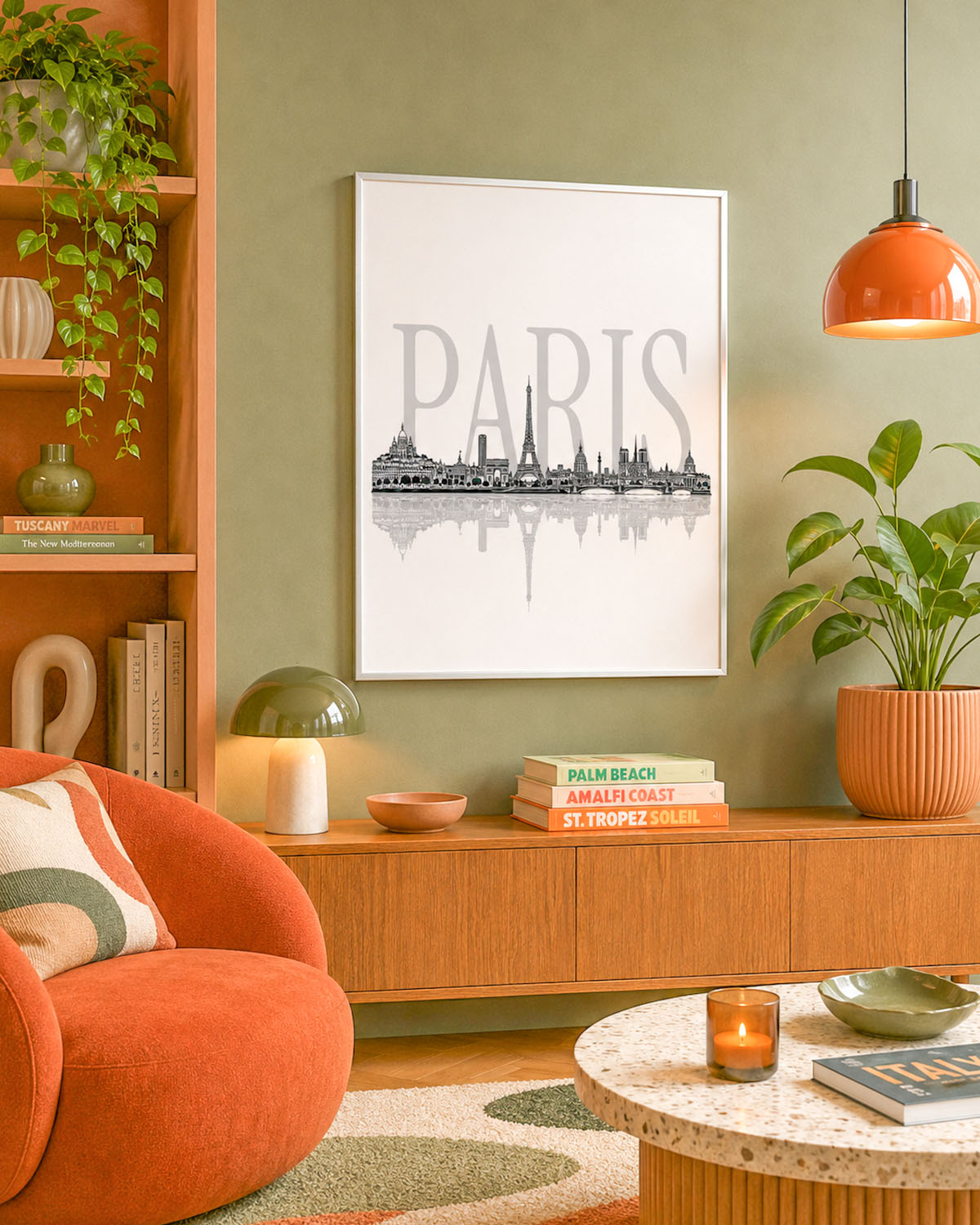 Poster Skyline Paris