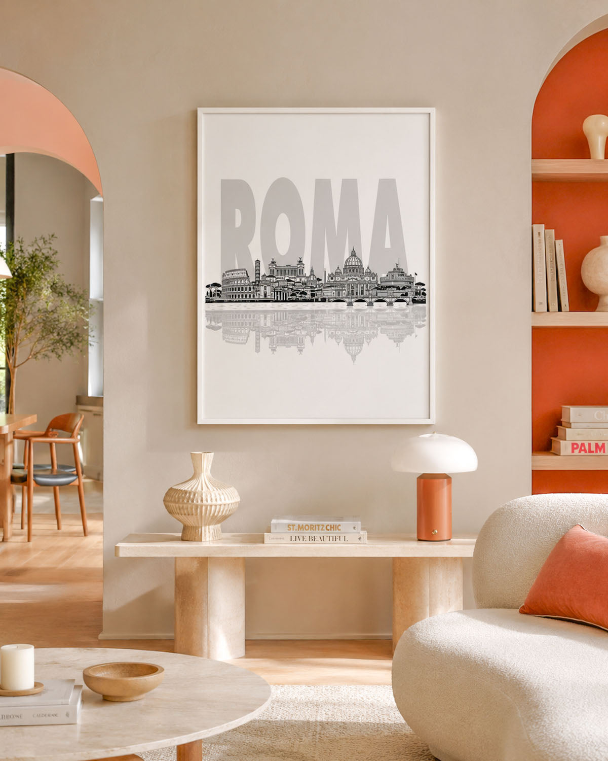 Poster Skyline Roma