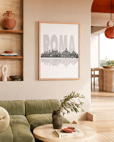 Poster Skyline Roma