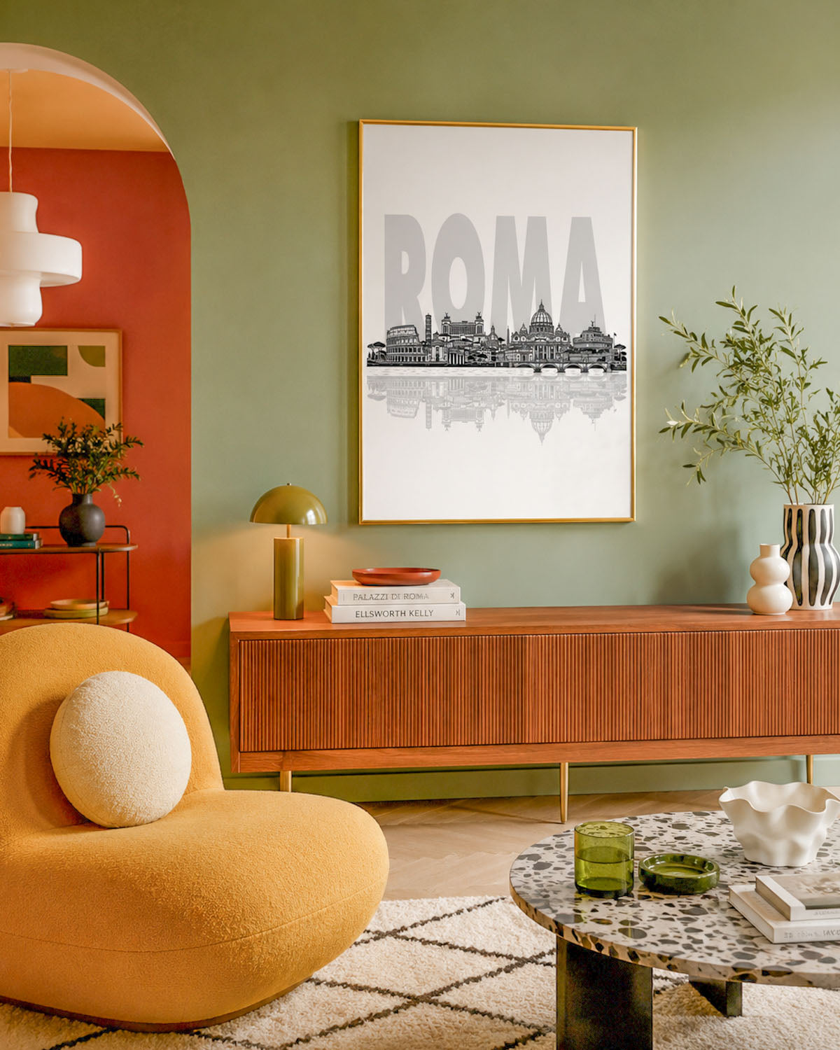 Poster Skyline Roma
