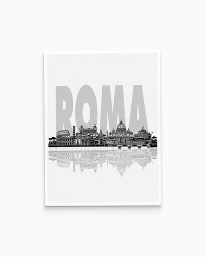 Poster Skyline Roma