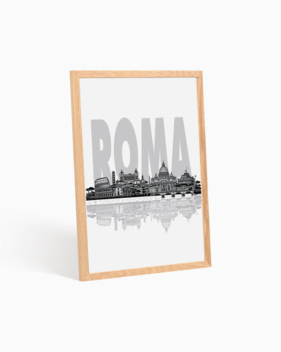 Poster Skyline Roma