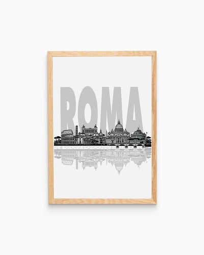 Poster Skyline Roma