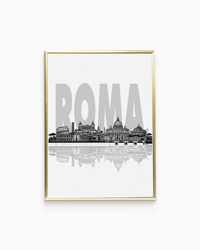 Poster Skyline Roma