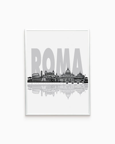 Poster Skyline Roma