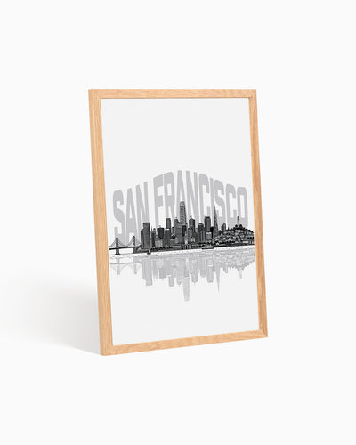 Poster Skyline San Francisco