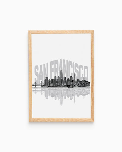 Poster Skyline San Francisco
