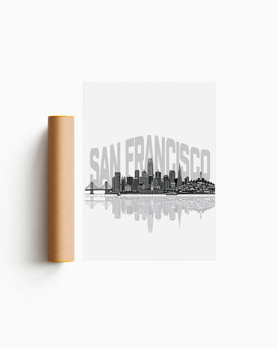 Poster Skyline San Francisco
