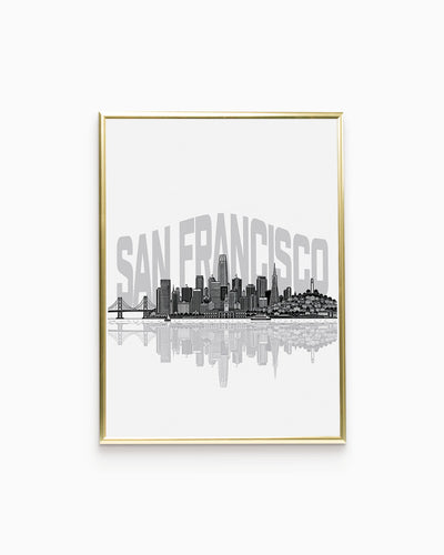 Poster Skyline San Francisco