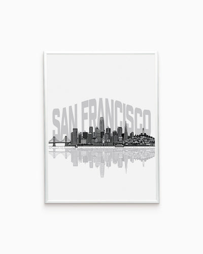 Poster Skyline San Francisco
