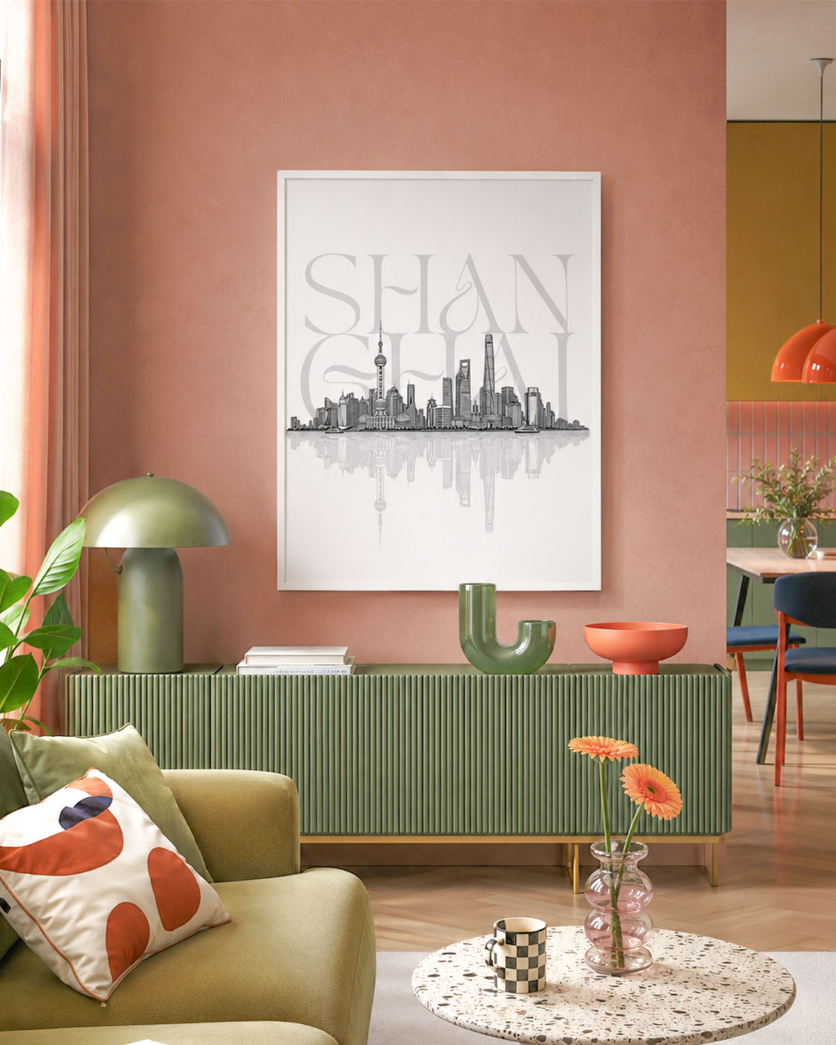 Poster Skyline Shangai