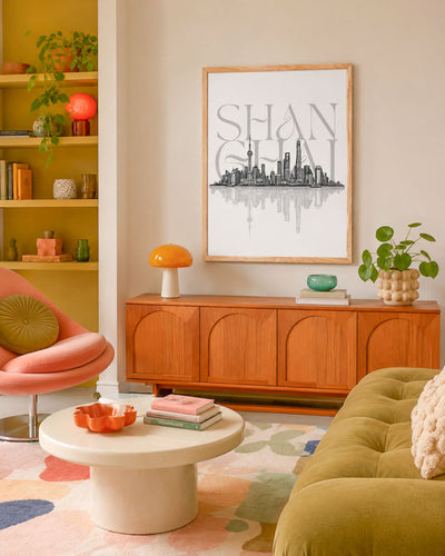 Poster Skyline Shangai