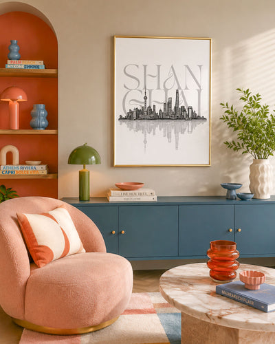 Poster Skyline Shangai