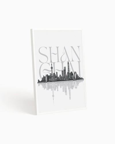 Poster Skyline Shangai