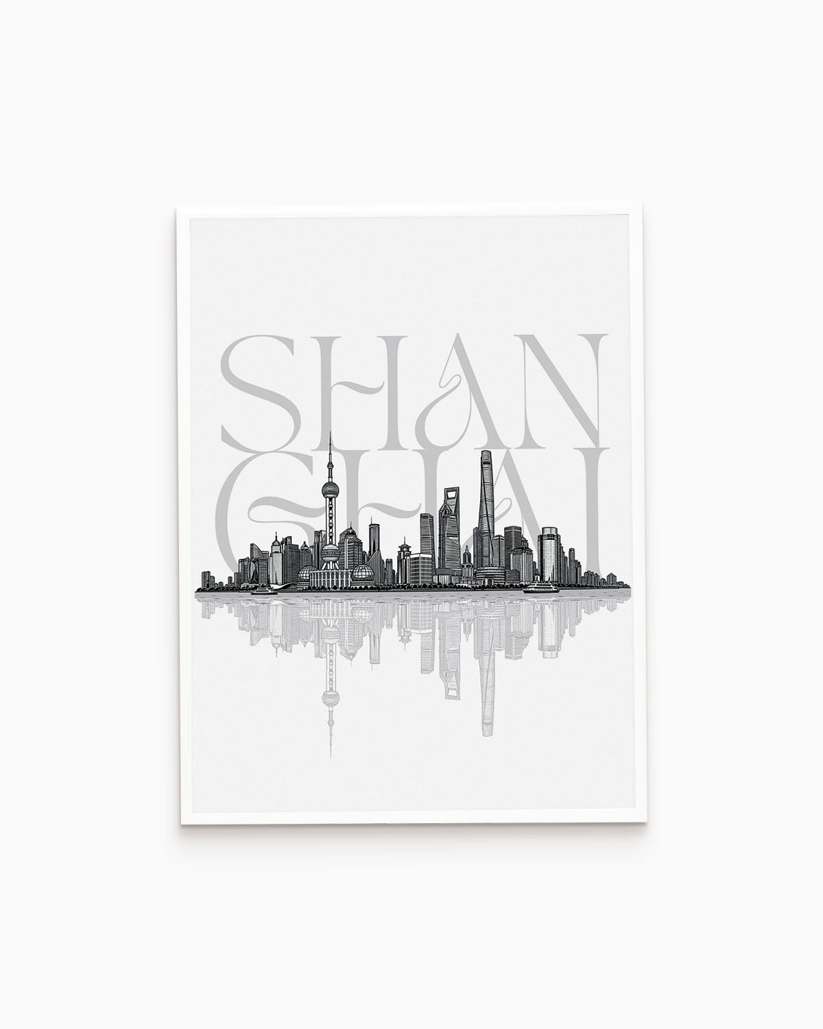 Poster Skyline Shangai