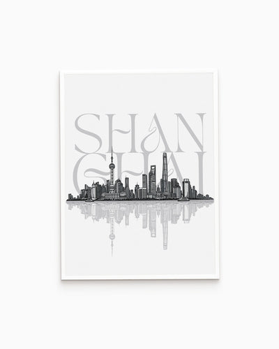 Poster Skyline Shangai