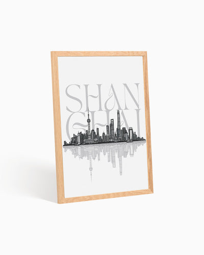 Poster Skyline Shangai