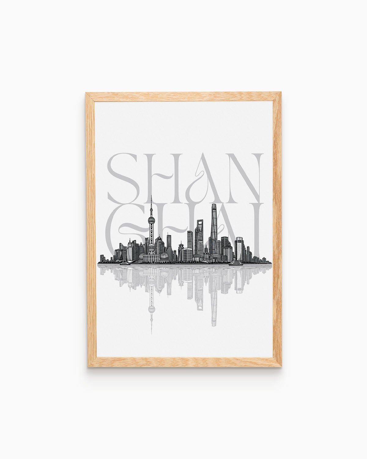 Poster Skyline Shangai