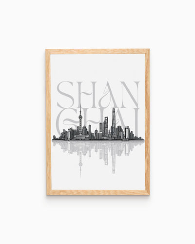 Poster Skyline Shangai
