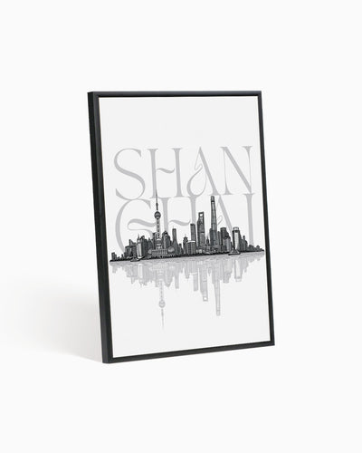 Poster Skyline Shangai