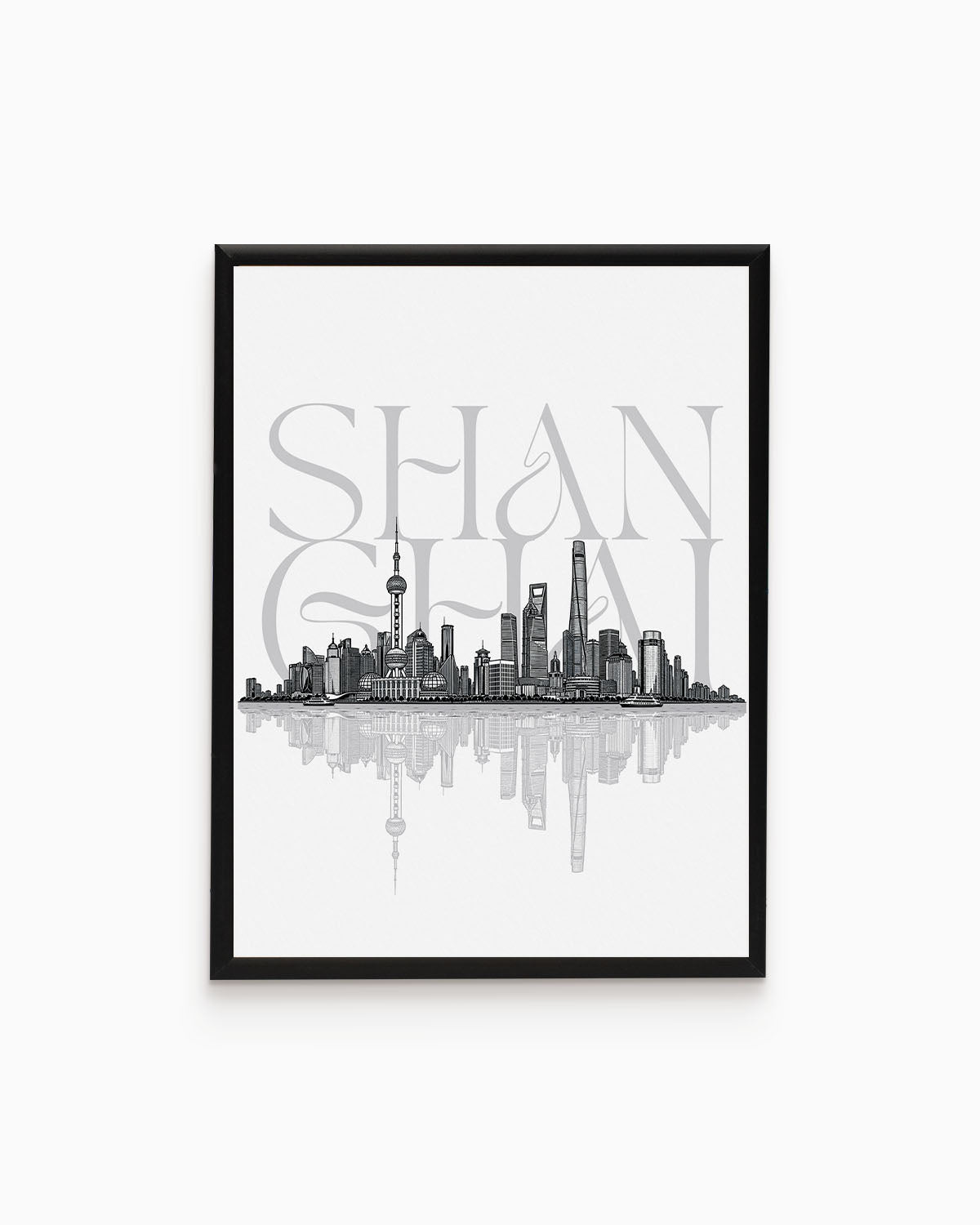 Poster Skyline Shangai