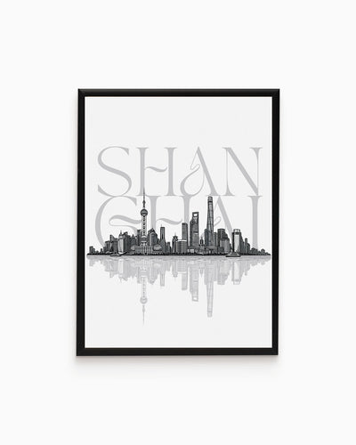 Poster Skyline Shangai