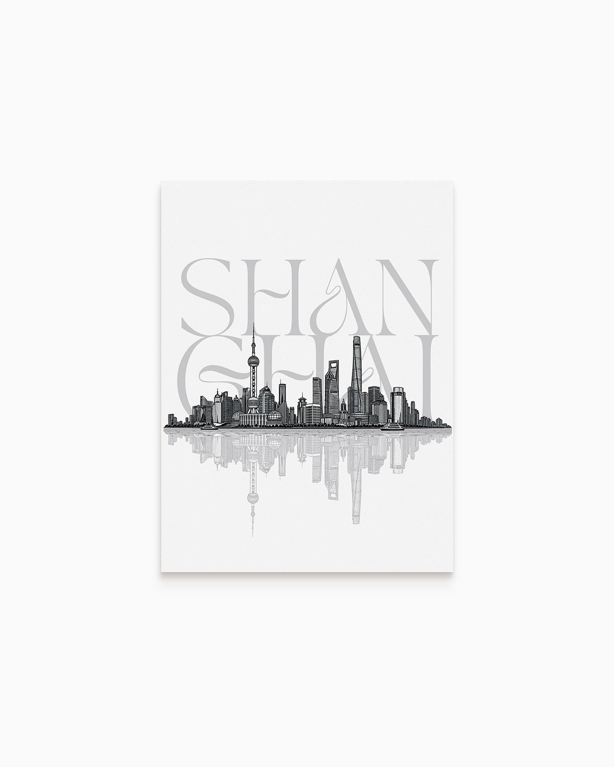 Poster Skyline Shangai
