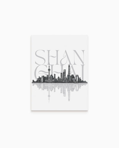 Poster Skyline Shangai