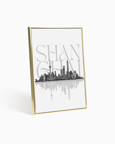 Poster Skyline Shangai