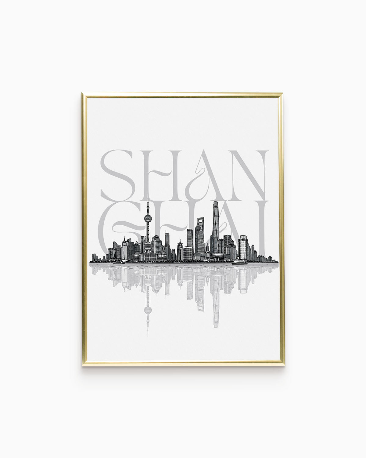 Poster Skyline Shangai