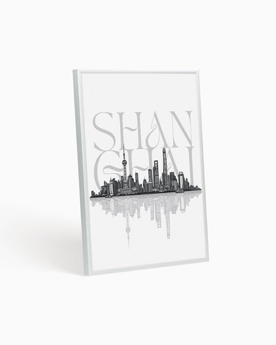 Poster Skyline Shangai