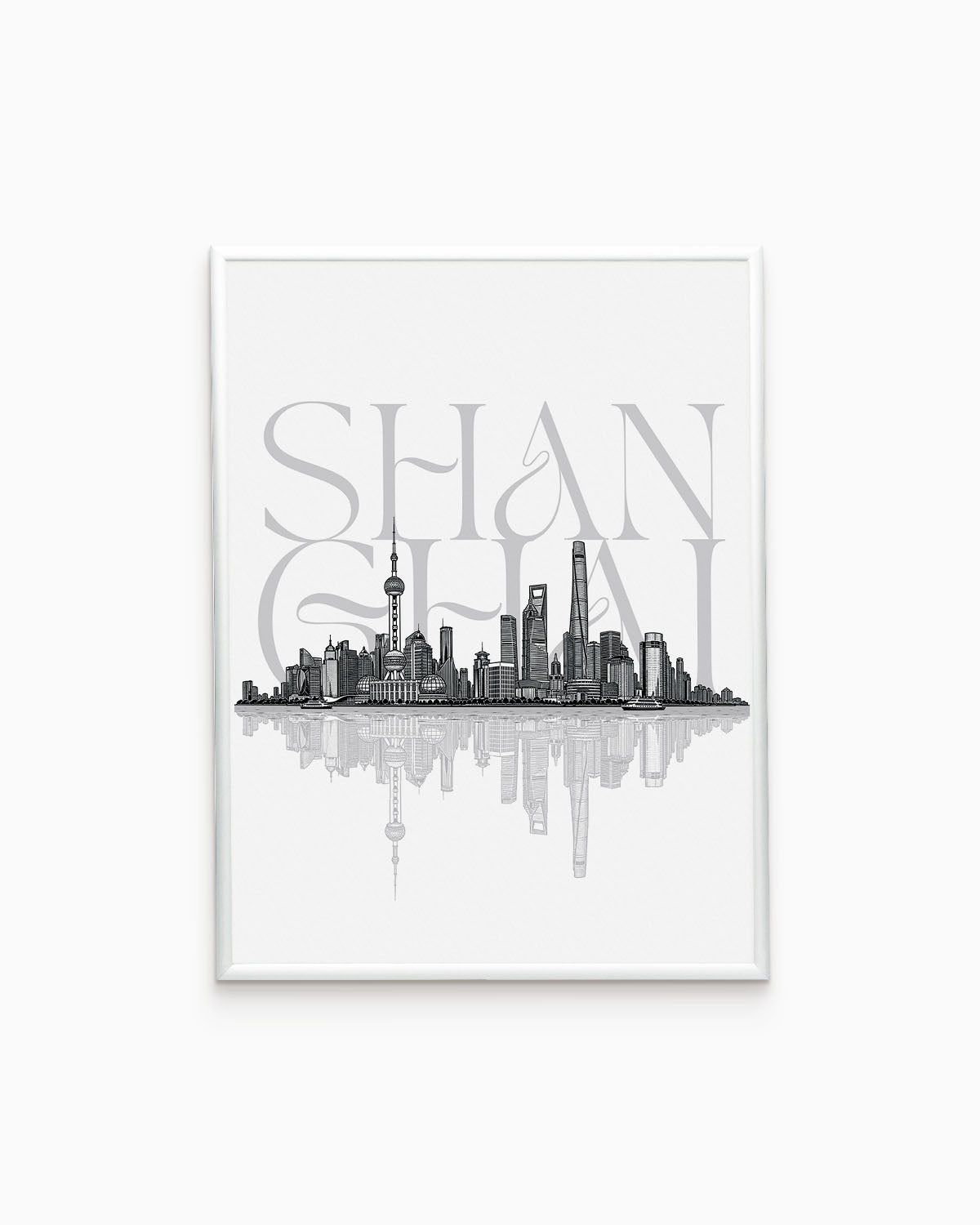 Poster Skyline Shangai
