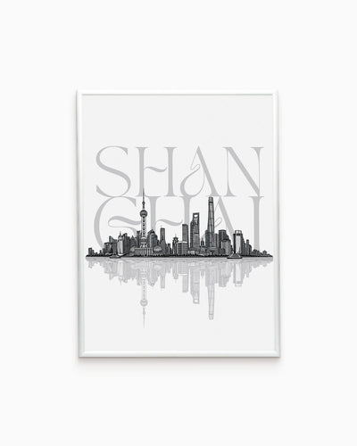 Poster Skyline Shangai