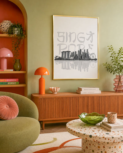 Poster Skyline Singapore