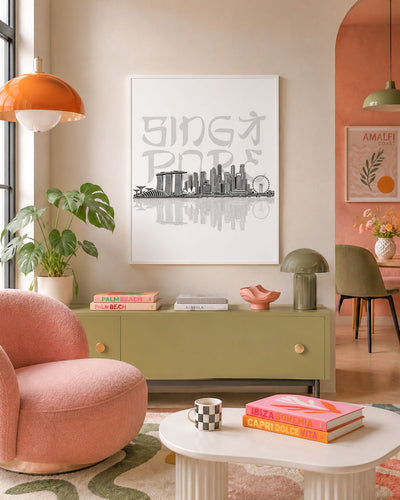 Poster Skyline Singapore