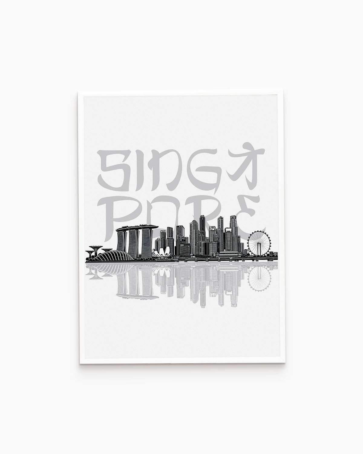 Poster Skyline Singapore