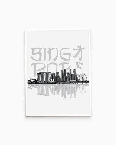 Poster Skyline Singapore