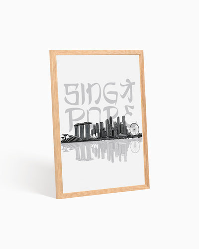 Poster Skyline Singapore