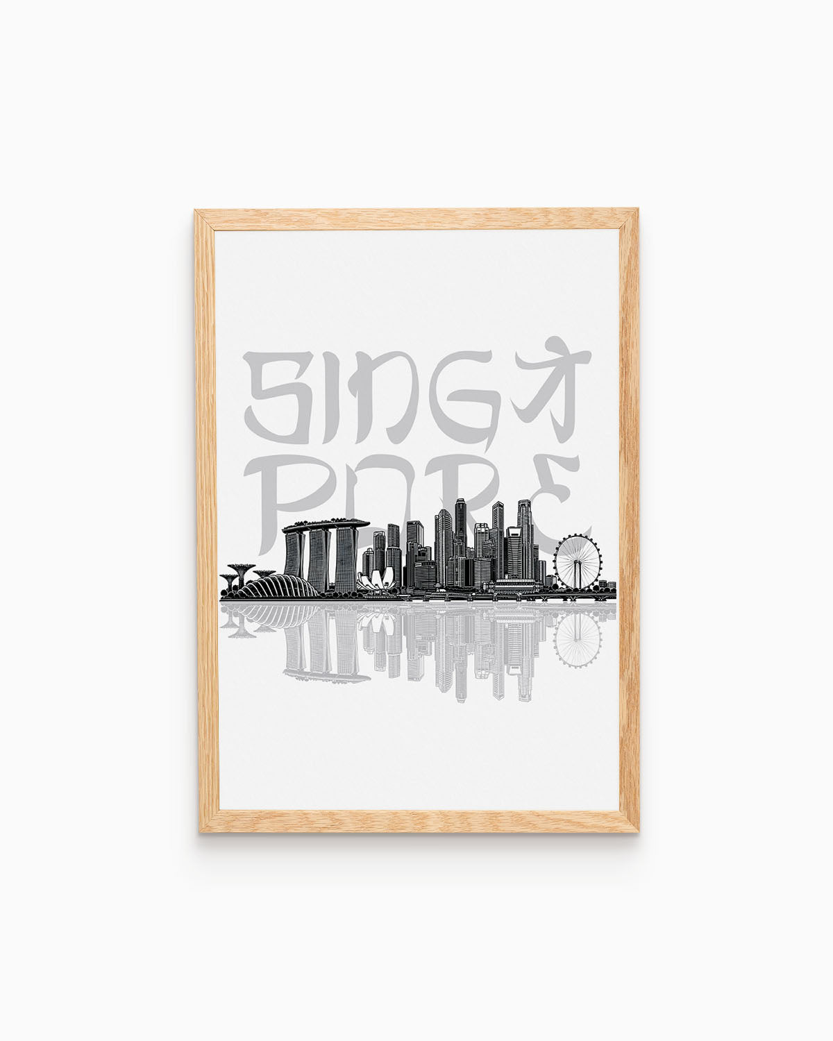 Poster Skyline Singapore