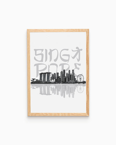 Poster Skyline Singapore