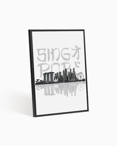 Poster Skyline Singapore