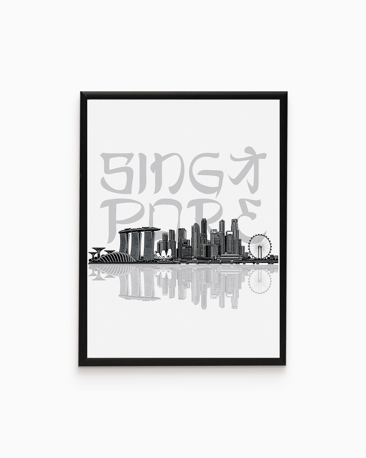 Poster Skyline Singapore