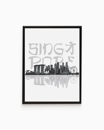 Poster Skyline Singapore