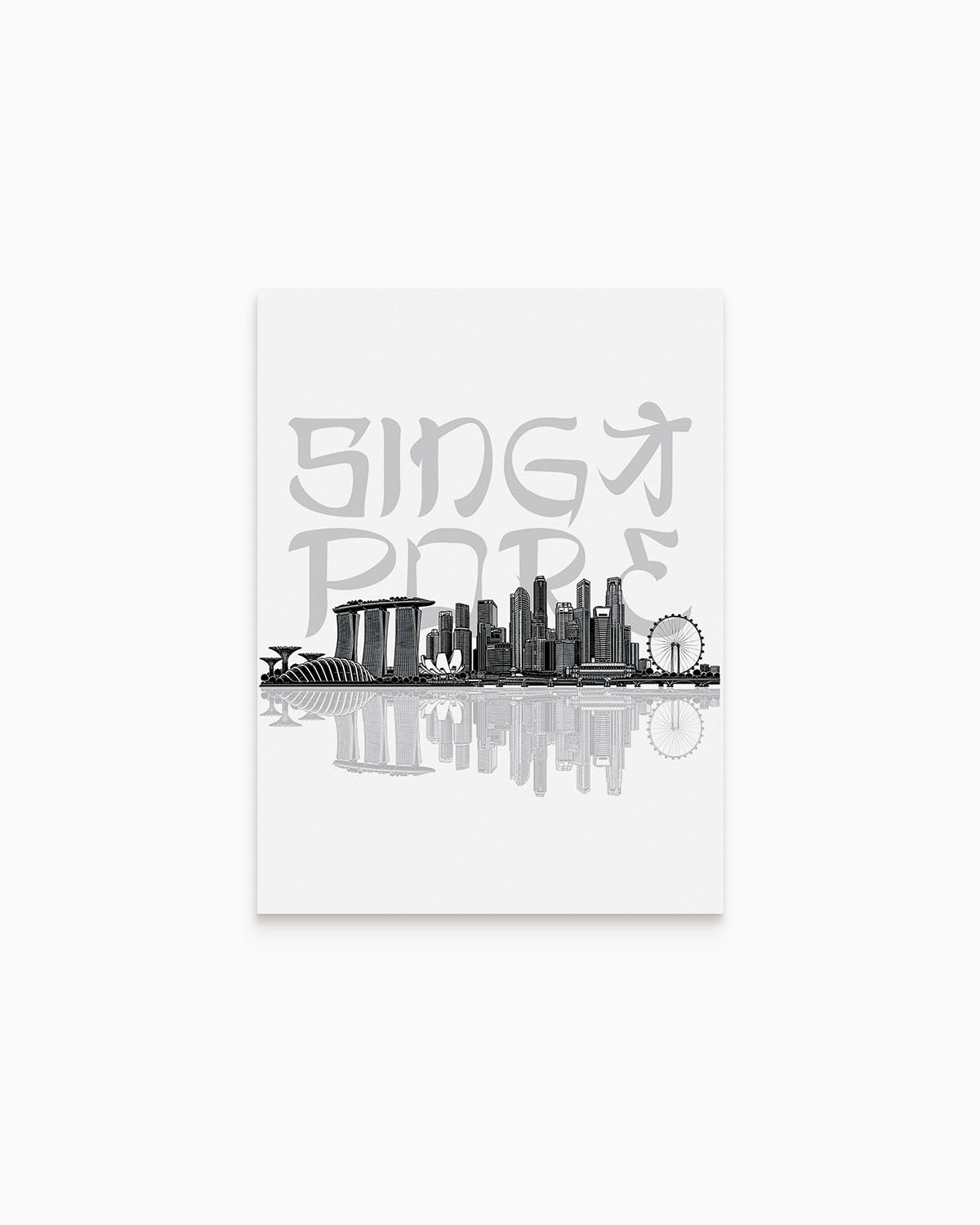 Poster Skyline Singapore