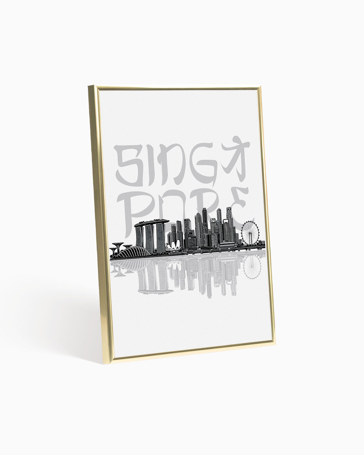 Poster Skyline Singapore