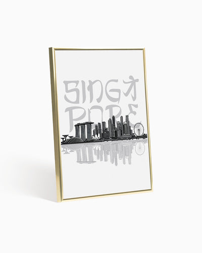 Poster Skyline Singapore
