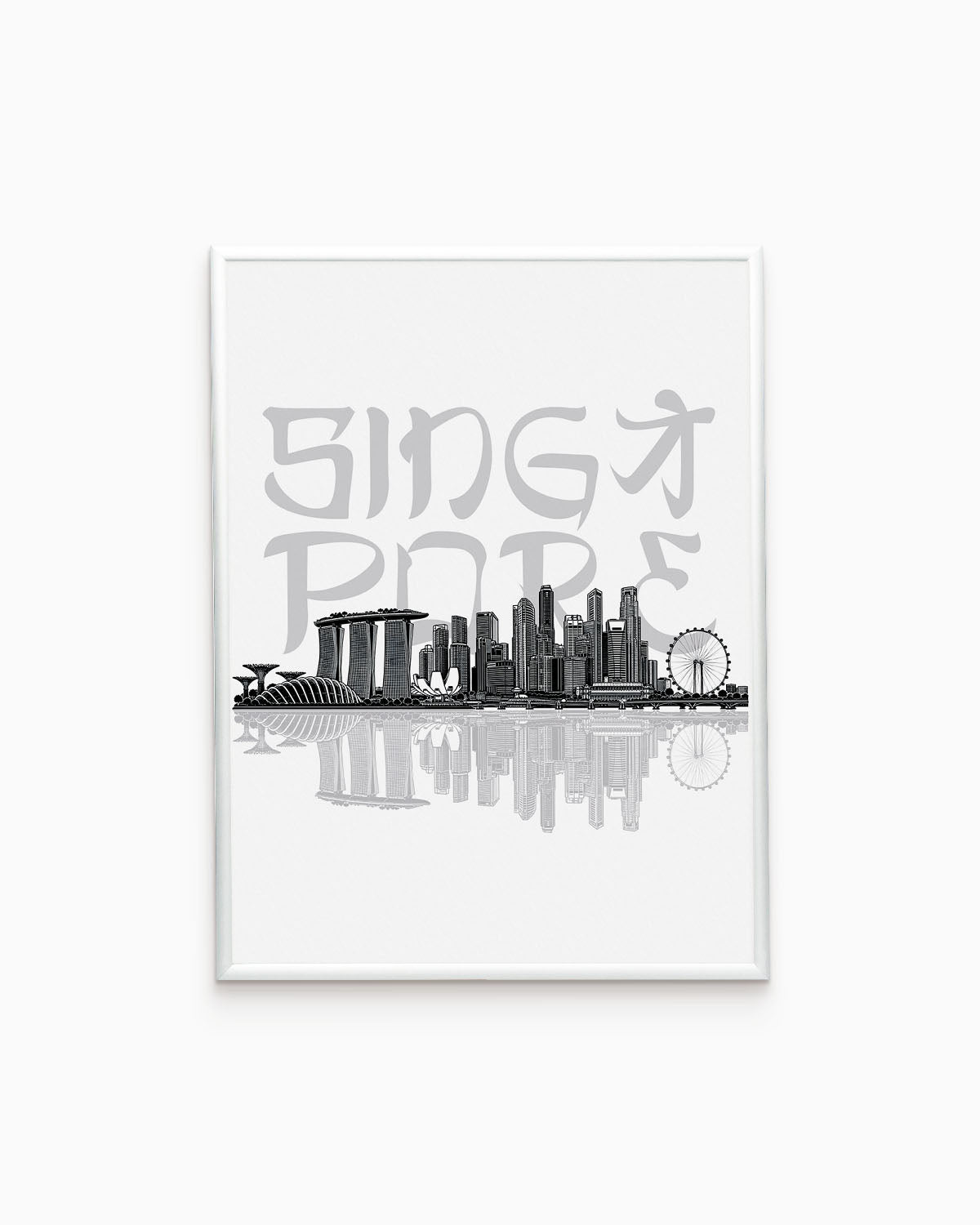 Poster Skyline Singapore